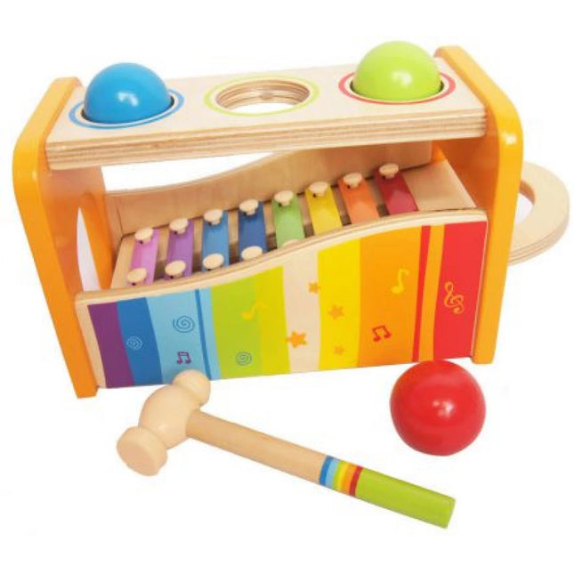 Jucarie educativa xilofon cu ciocan TOOKY TOY